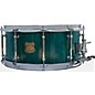 OUTLAW DRUMS Poplar Stave Snare Drum with Chrome Hardware 14 x 6.5 in. Emerald Cove