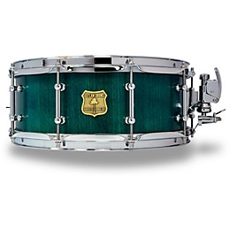 OUTLAW DRUMS Poplar Stave Snare Drum with Chrome Hardware 14 x 5.5 in. Emerald Cove