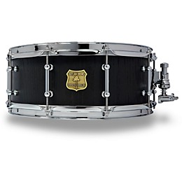 OUTLAW DRUMS Red Oak Stave Snare Drum with Chrome Hardware 14 x 5.5 in. Black Satin