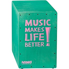 Nino Better Life Series Cajon, Grey Turquoise Nino Better Life Series Cajon, Grey Turquoise