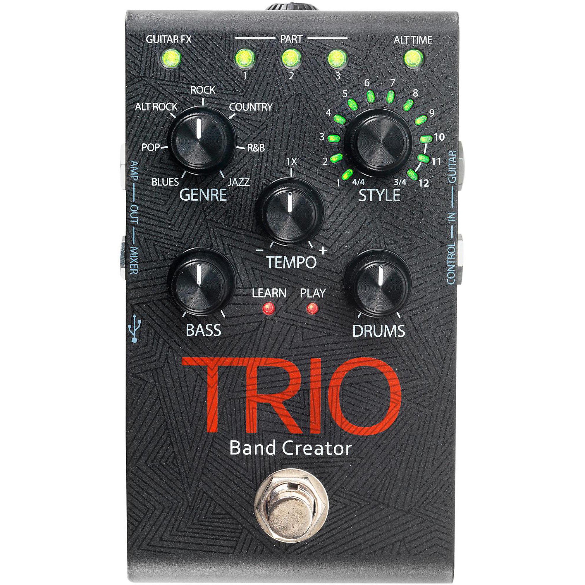 Open Box DigiTech TRIO Band Creator Guitar Effects Pedal