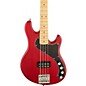 Open Box Squier Deluxe Dimension Bass IV Maple Fingerboard Electric Bass Guitar Level 2 Transparent Crimson Red 190839094070 thumbnail