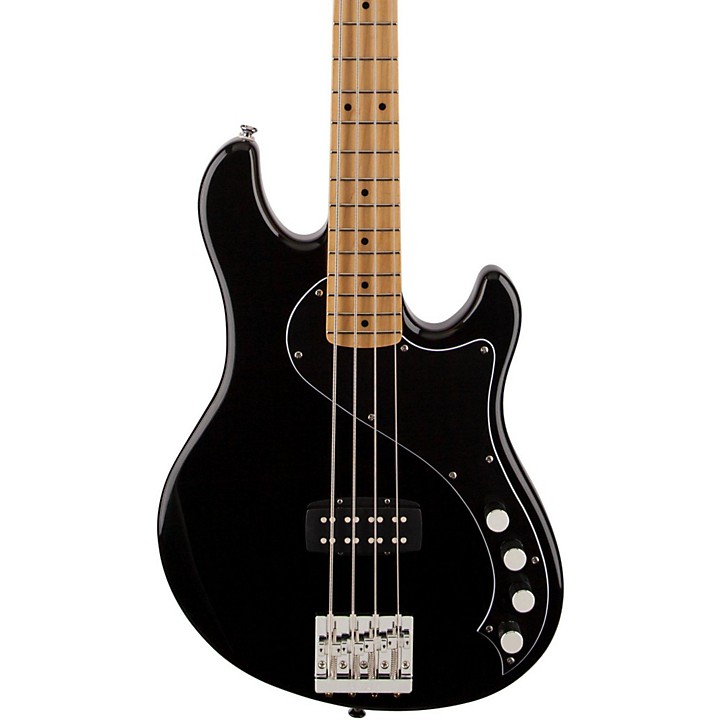 Squier Deluxe Dimension Bass Iv Maple Fingerboard Electric Bass Guitar Black 190839036247