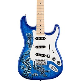 Fender Special Edition David Lozeau Art Maple Fingerboard Stratocaster Electric Guitar Dragon