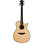 Taylor Custom 8321 Grand Auditorium Florentine Cutaway Cocobolo Back & Sides Acoustic-Electric Guitar Natural thumbnail