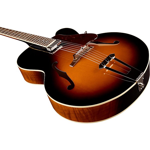 Gibson Custom Solid-Formed 17 Venetian Cutaway Archtop Hollowbody Electric Guitar Cremona Brown