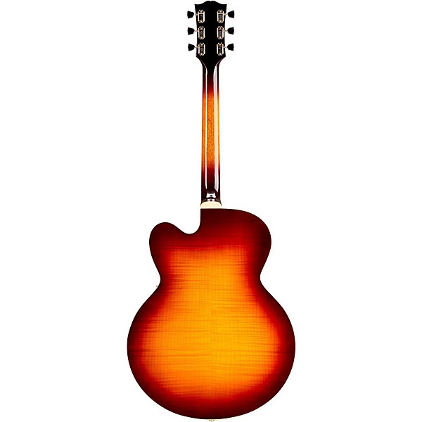 Gibson Custom Solid-Formed 17 Venetian Cutaway Archtop Hollowbody Electric Guitar Bourbon Burst