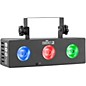 Clearance CHAUVET DJ JAM Pack Silver Moonflower Projection Light Effect with Tri-Color LED Wash and UV Strobe Light