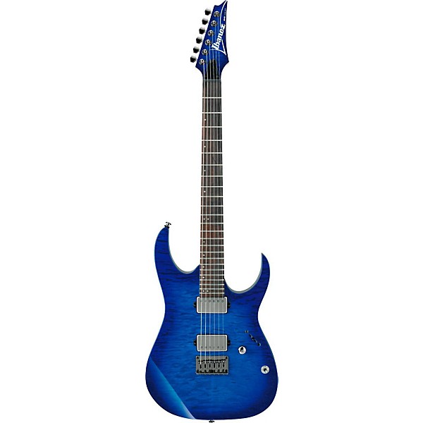 Open Box Ibanez RG6005 Quilted Maple Electric Guitar Level 1 Sapphire Blue Burst