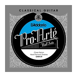 D'Addario CNH-3T Pro-Arte Hard Tension Classical Guitar Strings Half Set