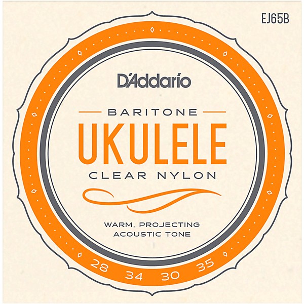 D'Addario EJ65B Pro-Arte Custom Extruded Baritone Nylon Ukulele Strings