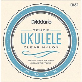 D'Addario EJ65T Pro-Arte Custom Extruded Tenor Nylon Ukulele Strings