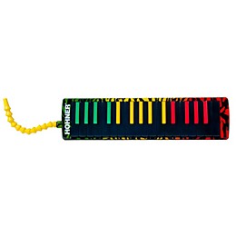 Clearance Hohner Airboard Rasta Print With Bag And Blowflow Mouthpeice 32-Key