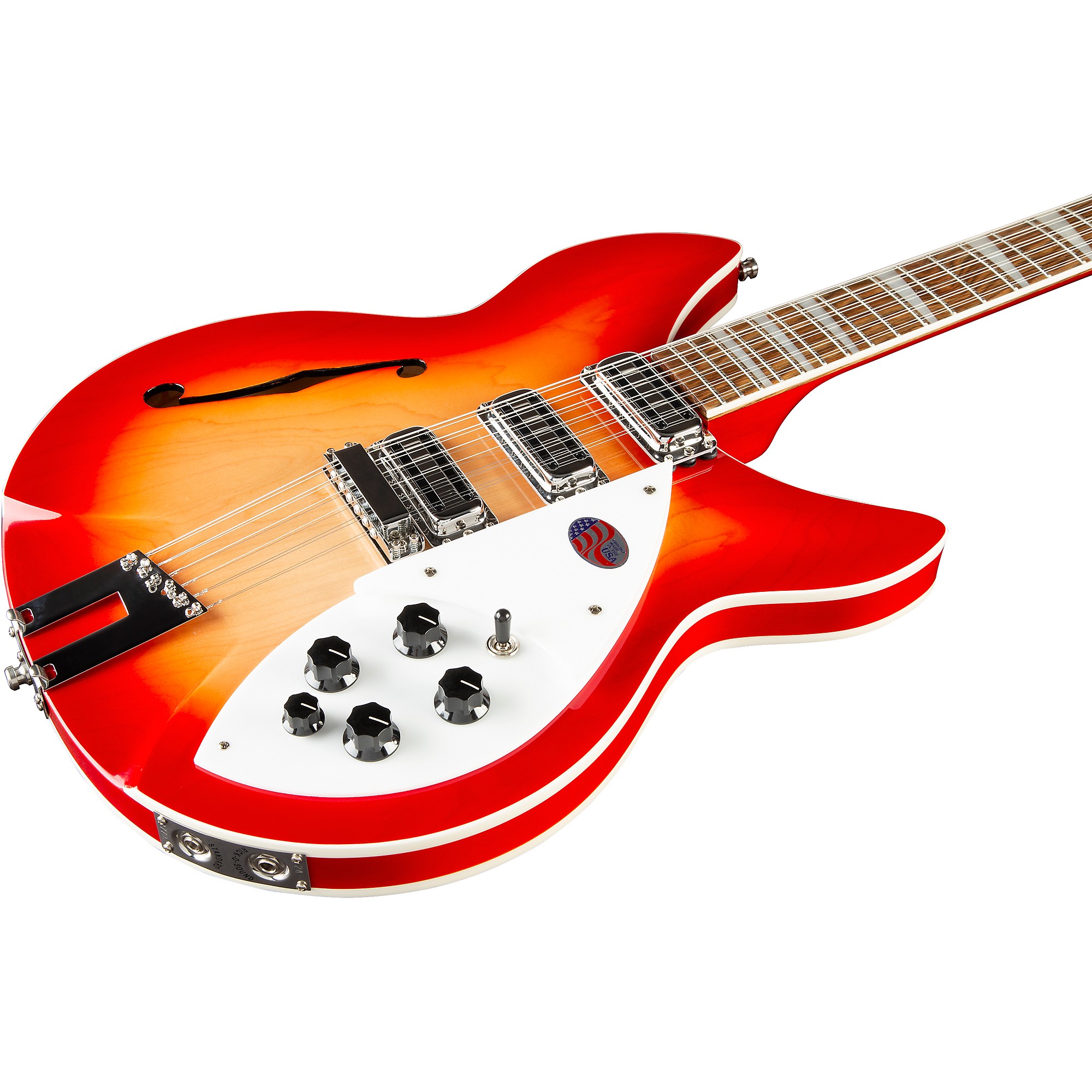 Platinum Rickenbacker 1993Plus 12-String Electric Guitar - Fireglo