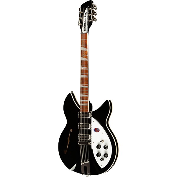 Rickenbacker 1993Plus 12-String Electric Guitar Jetglo