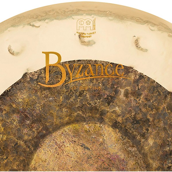 MEINL Byzance Extra Dry Dual Crash Cymbal 18 in.