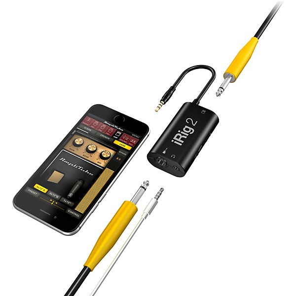 IK Multimedia iRig 2 Guitar Interface for iOS, Mac and Select Android Devices