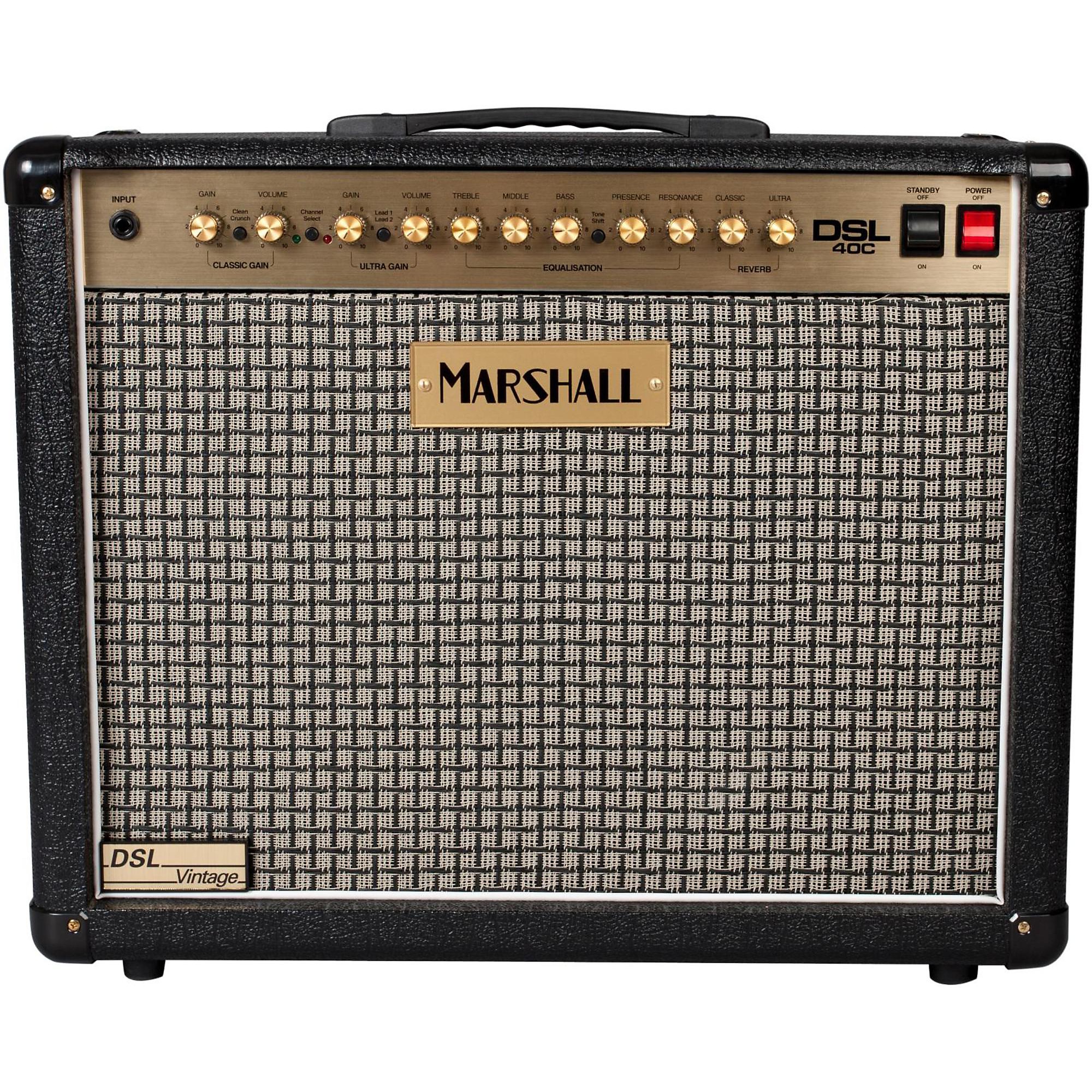 Open Box Marshall DSL40C Limited Edition Vintage 40W 1x12 Tube Guitar Combo  Amp Level 2 Regular 190839171061