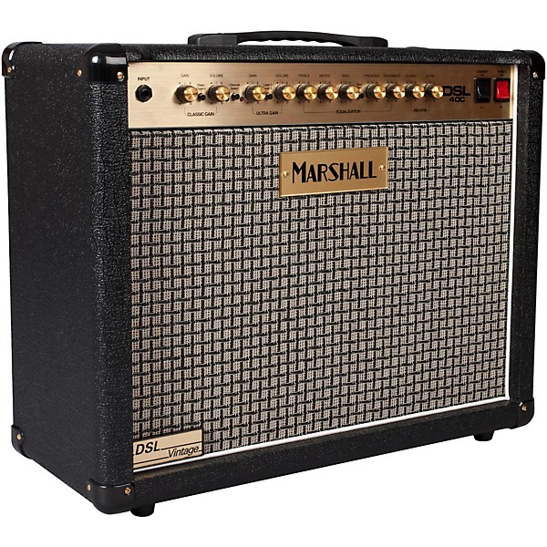 Open Box Marshall DSL40C Limited Edition Vintage 40W 1x12 Tube Guitar Combo Amp Level 1