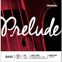 D'Addario Prelude Series Double Bass G String 1/4 Size D'Addario Prelude Series Double Bass G String 1/8 Size