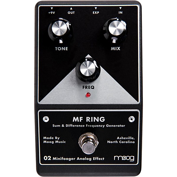 Open Box Moog Minifooger Ring Guitar Effects Pedal Level 1