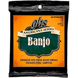 GHS GHS Americana Series Banjo Light Strings (10-LW22JD-10)