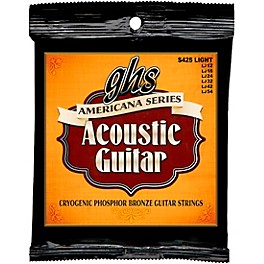 GHS Americana Light Acoustic Guitar Strings (12-54)