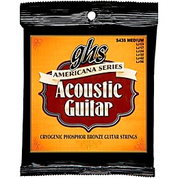 GHS Americana Medium Acoustic Guitar Strings (13-56)