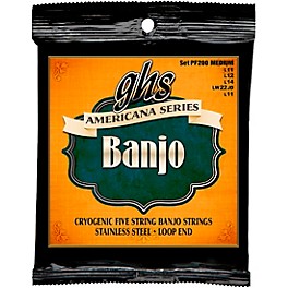 GHS Americana Medium Banjo Strings (11-LWJD-11)