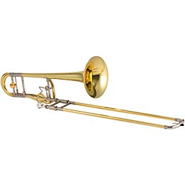 XO 1236L-T Professional Series F-Attachment Trombone with Thru-Flo Valves 1236L-T Yellow Brass Bell