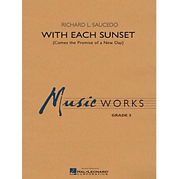 Hal Leonard With Each Sunset (Comes the Promise of a New Day) - MusicWorks Grade 3 Concert Band