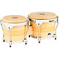MEINL Rubber Wood Bongos with Chrome Hardware Natural thumbnail