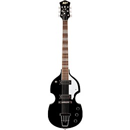Open Box Hofner Ignition Series Violin Electric Guitar Level 1 Black