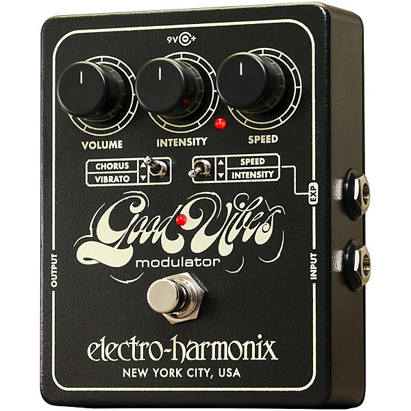 Open Box Electro-Harmonix Good Vibes Chorus/Vibrato Guitar Effects Pedal Level 1