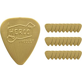 Dunlop Herco Vintage 66' Light Picks Gold (36-Pack)