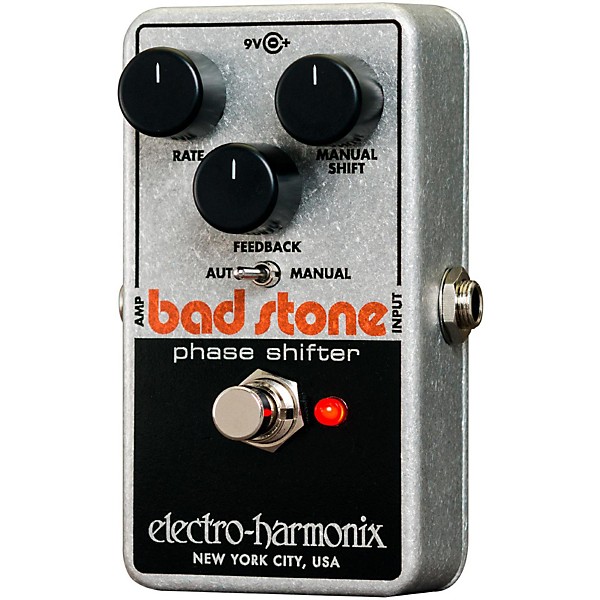 Open Box Electro-Harmonix Bad Stone Phase Shifter Guitar Effects Pedal Level 1
