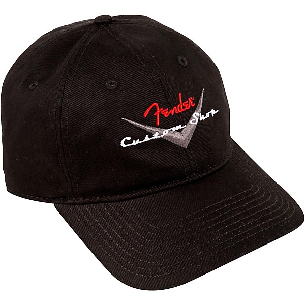 Fender Custom Shop Baseball Hat, One Size Black