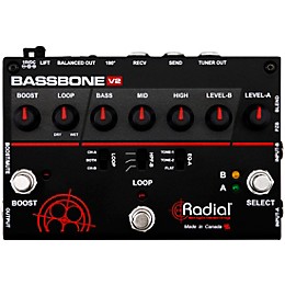 Open Box Radial Engineering Bassbone V2 Bass Preamp and DI Box Level 2  194744450808