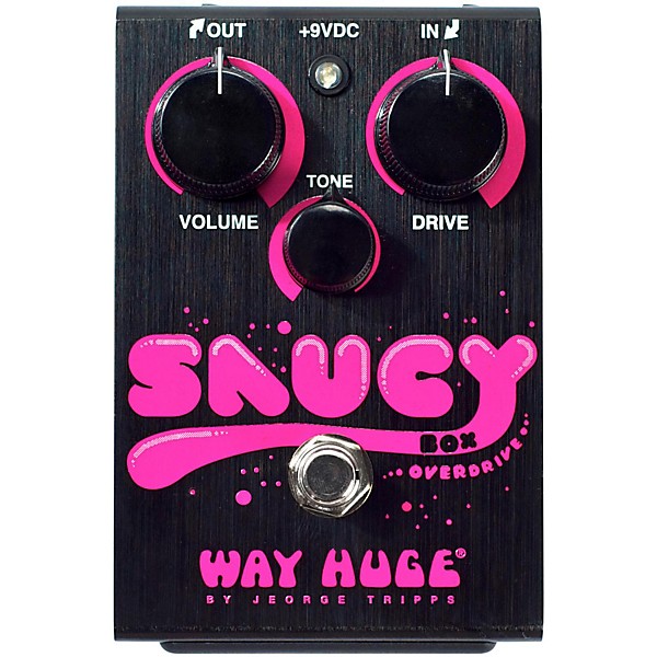 Open Box Way Huge Electronics Saucy Box Overdrive Guitar Effects Pedal Level 1