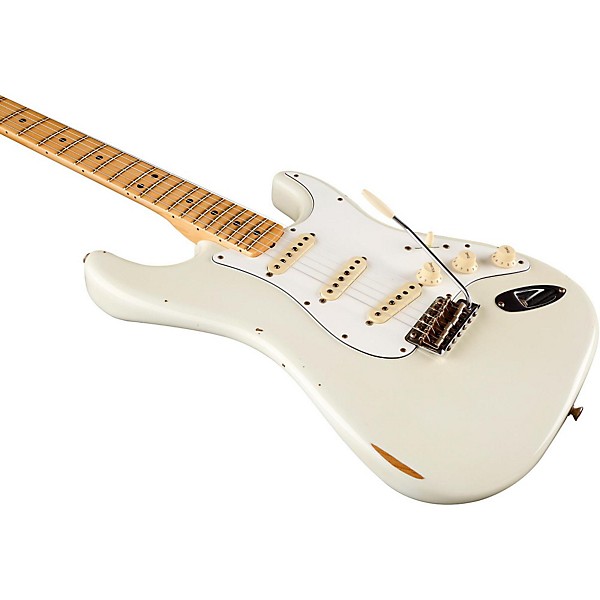 Fender Custom Shop 1970 Relic Stratocaster Electric Guitar Olympic White Rosewood