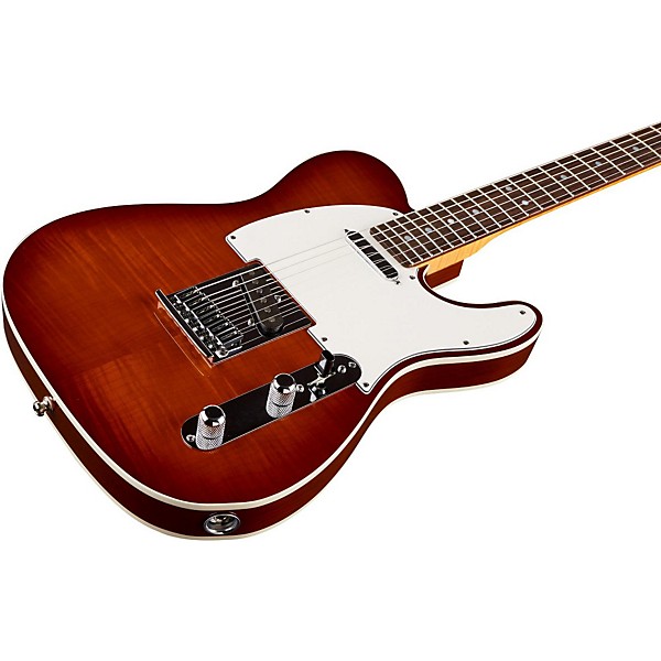 Fender Custom Shop 2015 American Custom Telecaster Flame Maple Top Electric Guitar Violin Burst Rosewood