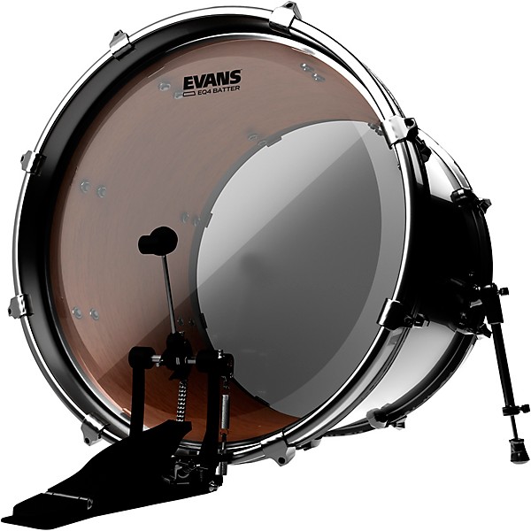 Evans EQ4 Clear Tom Drumhead for Floor Tom Conversion 16 in.