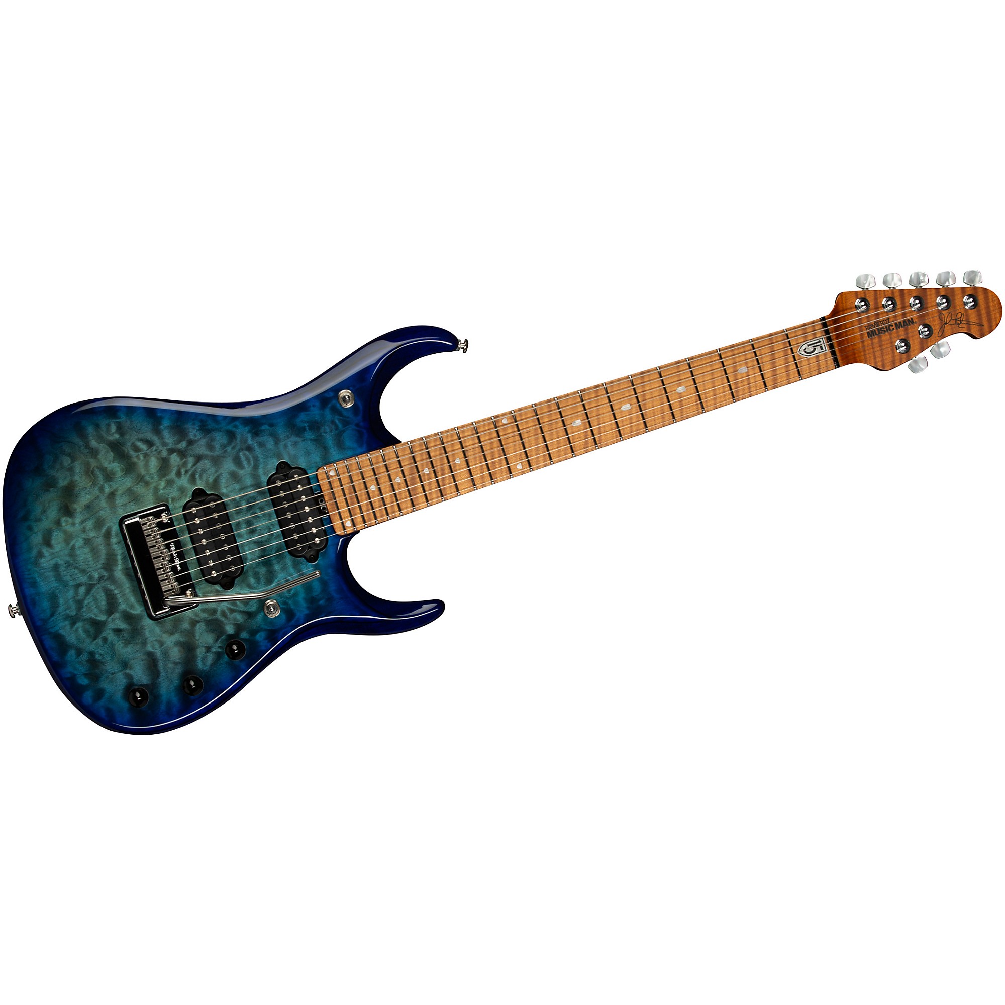 Ernie Ball Music Man JP15 Emerald Glow Roasted/Figured Maple