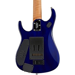 Ernie Ball Music Man JP15 Roasted Flame Maple Top 7-String Electric Guitar Cerulean Paradise