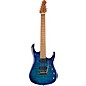 Ernie Ball Music Man JP15 Roasted Flame Maple Top 7-String Electric Guitar Cerulean Paradise