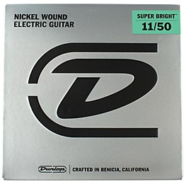 Dunlop Super Bright Medium Heavy Nickel Wound Electric Guitar Strings (11-50)
