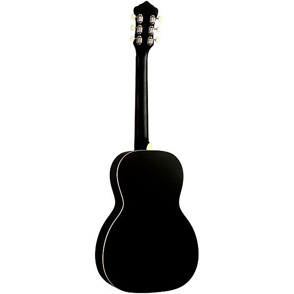 Open Box Recording King Dirty Thirties Solid Top Single O Parlor Acoustic Guitar Level 2 Black 888365985466