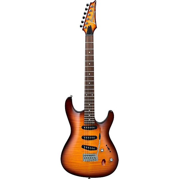 Open Box Ibanez SA Series SA130FM Electric Guitar Brown Burst