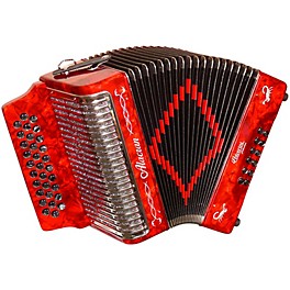 Alacran Accordion AL3112 Red with Case FBE Alacran Accordion AL3112 Red with Case GCF