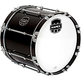 Mapex Quantum Bass Drum 18 x 14 in. Silver Diamond/Gloss Chrome
